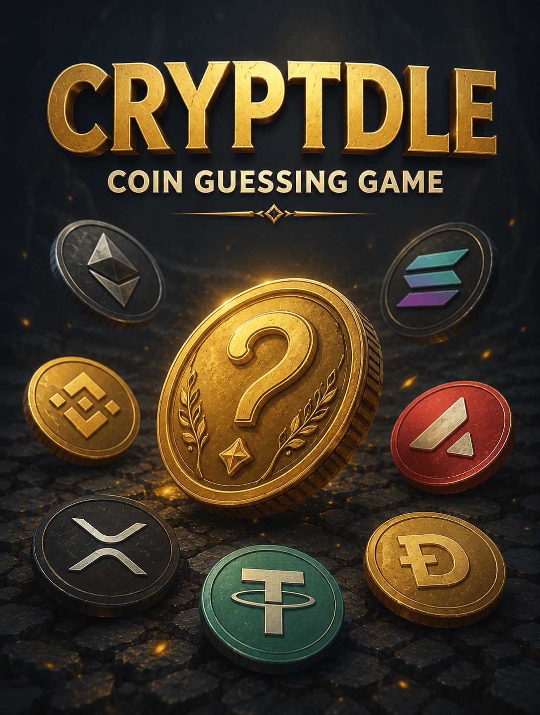 Cryptdle coin guessing game